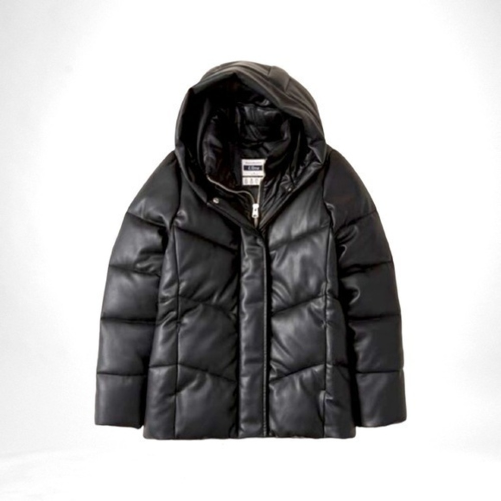 Abercrombie & Fitch Black Puffer Jacket